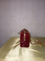 Crimson Crystal Frame Bag - Image 3
