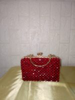 Crimson Crystal Frame Bag - Image 4