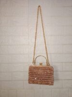 Gilded Pearl Frame Clutch - Image 3
