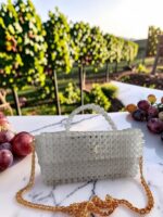 White crystal Bag